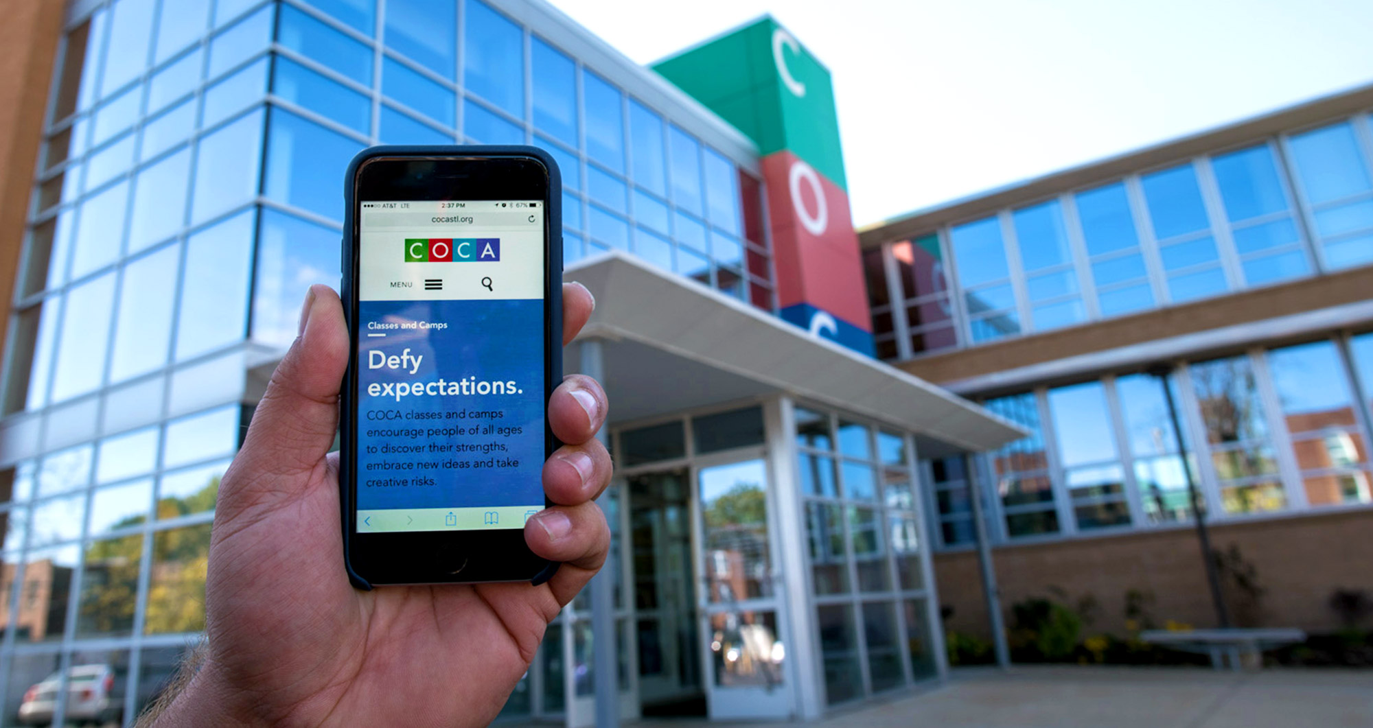 COCA St. Louis - Mobile Website Design