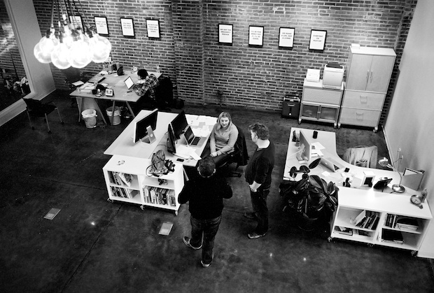 Creative gather at Atomicdust - Branding and Design Agency in St. Louis