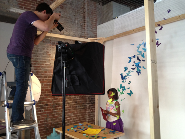 Photography in the Atomicdust office – St. Louis Children's Hospital Annual Report 