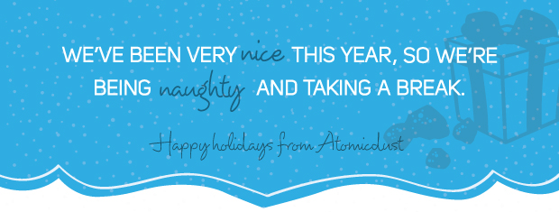 Happy Holidays from Atomicdust 