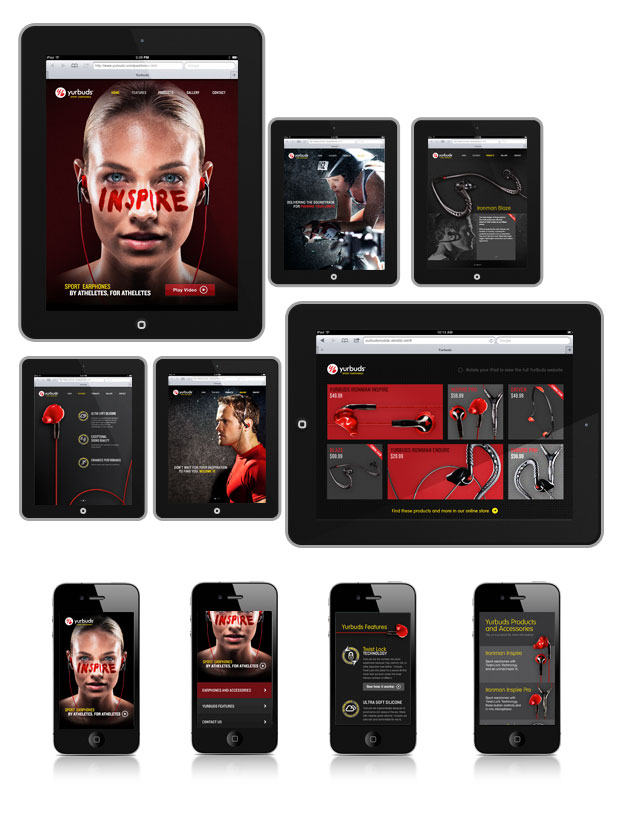 Yurbuds Mobile Website