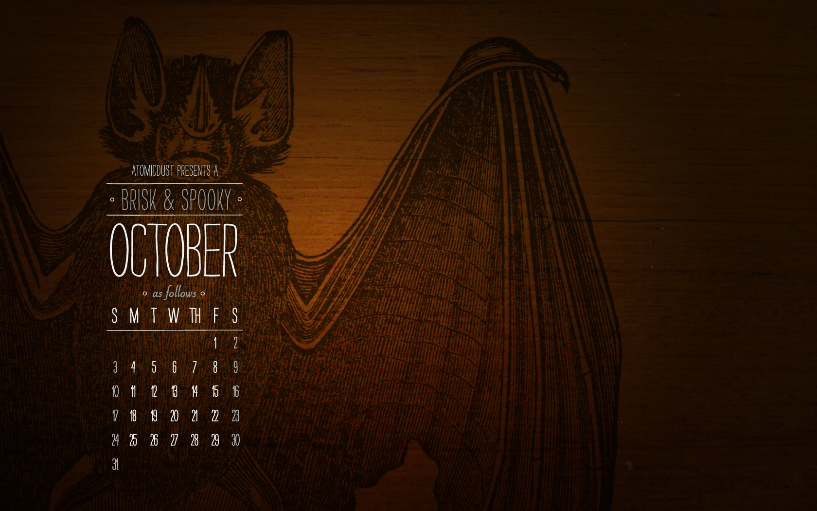 October with Custom Wallpapers by Atomicdust