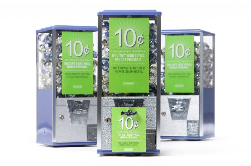Gateway EDI's Vendor Program Gum ball machines