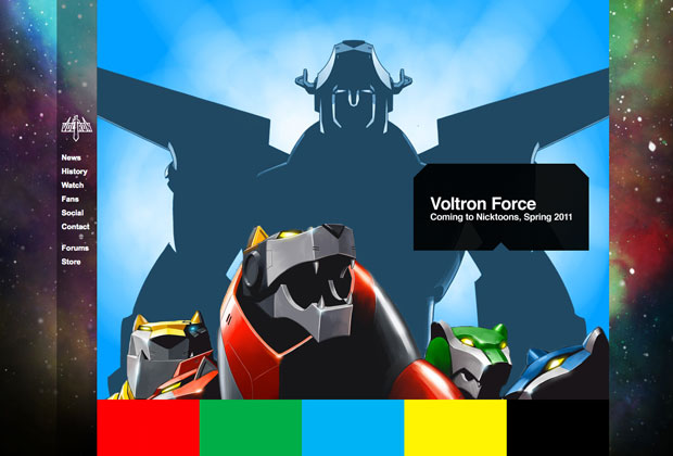 Atomicdust Designs Voltron Website