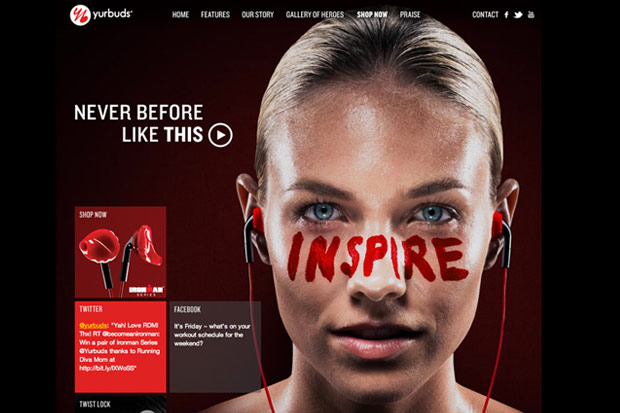 Yurbuds Website Design