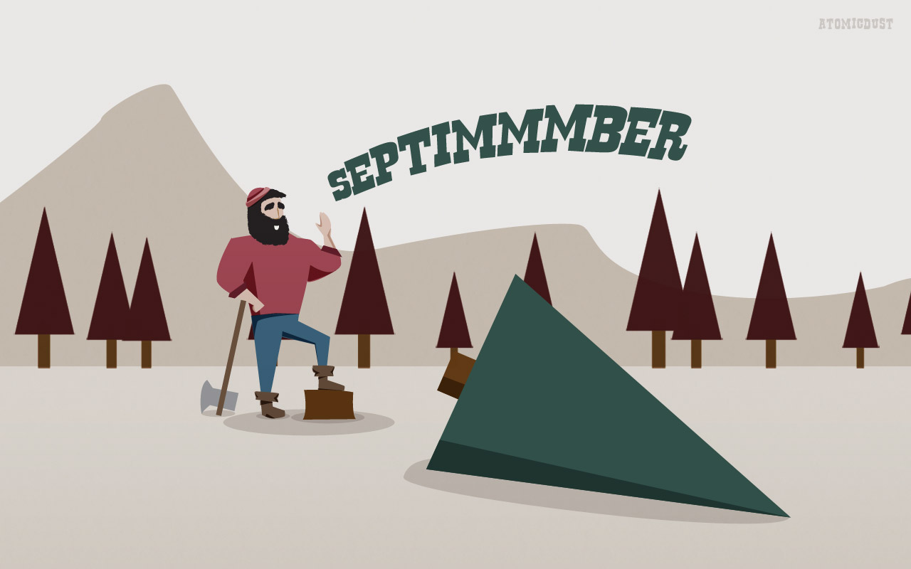 September Wallpapers from Atomicdust - Gallery Image
