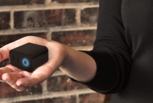 Atomicdust designer holding the Perch design concept