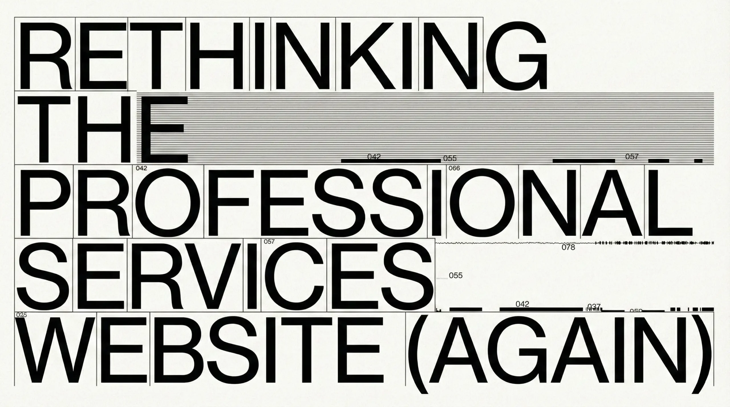 Rethinking the Professional Services Website (Again)