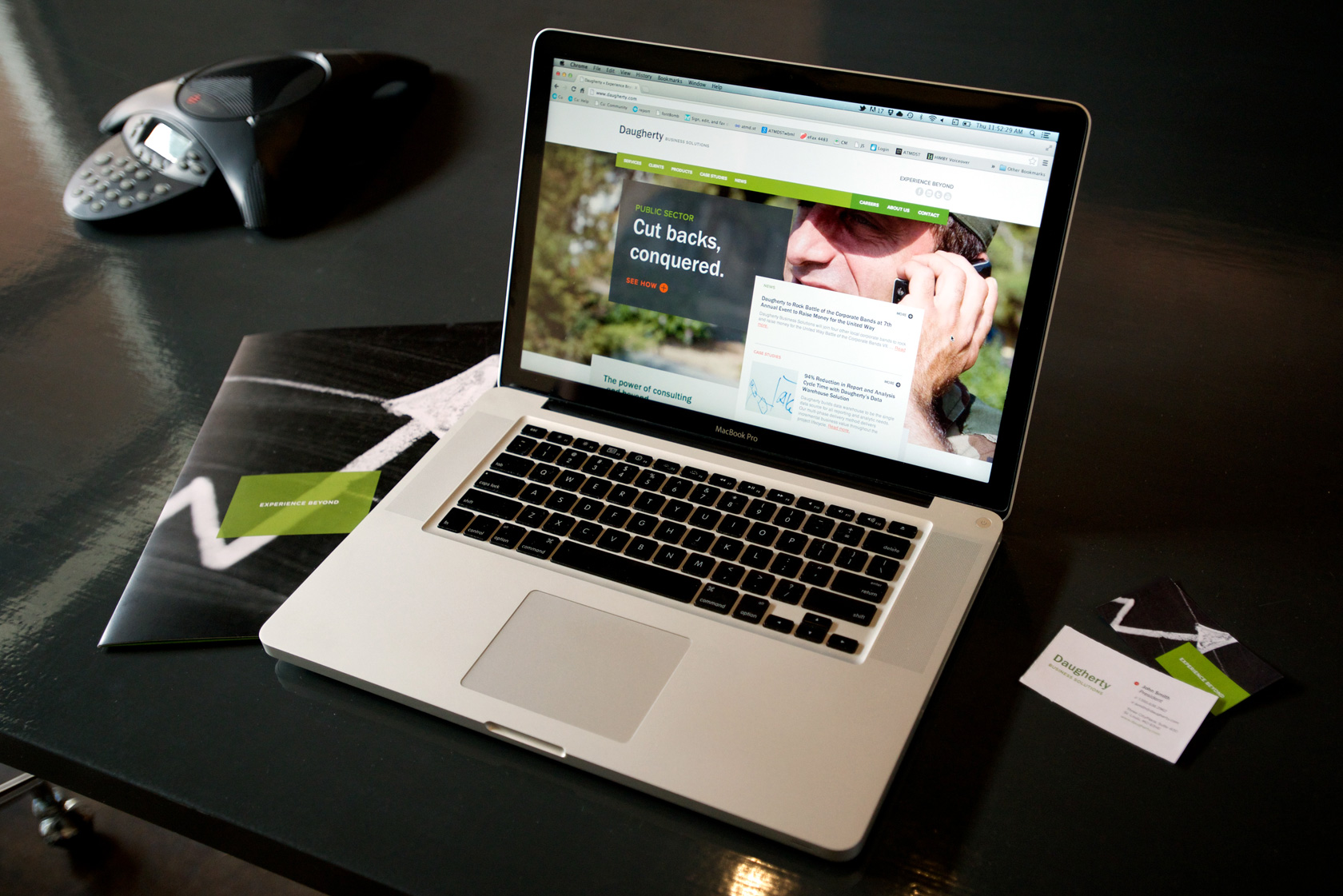 Website design for Daughtery Business Systems