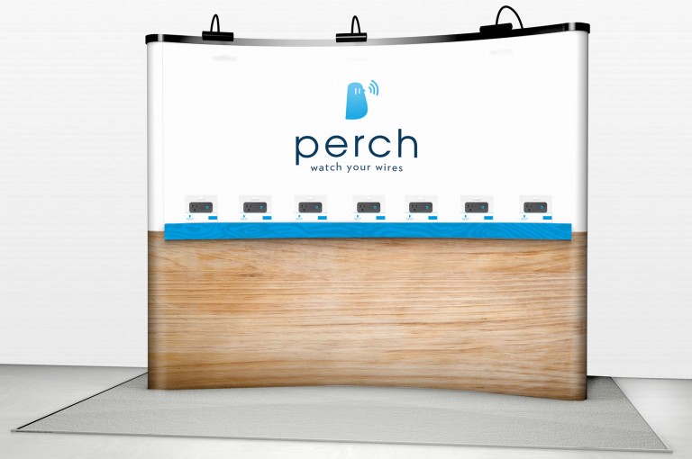 Tradeshow Booth design and branding for Perch