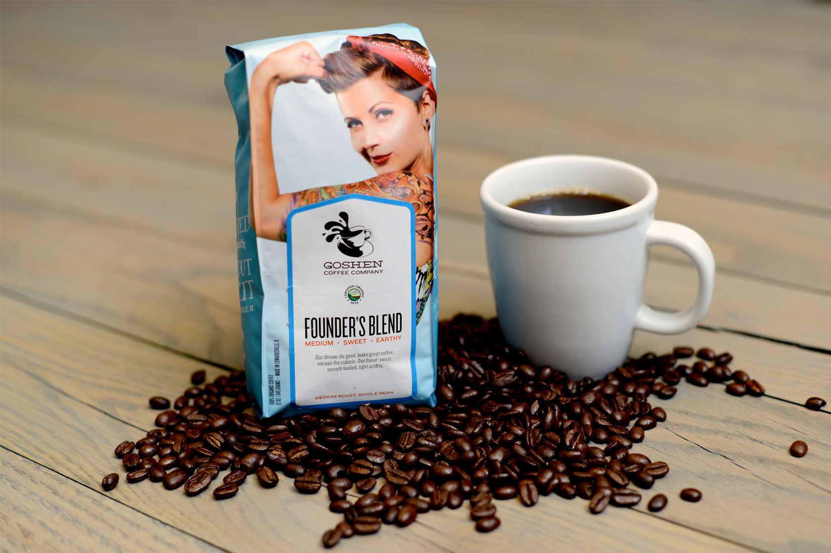 Goshen Coffee Branding, Packaging, and Website Design