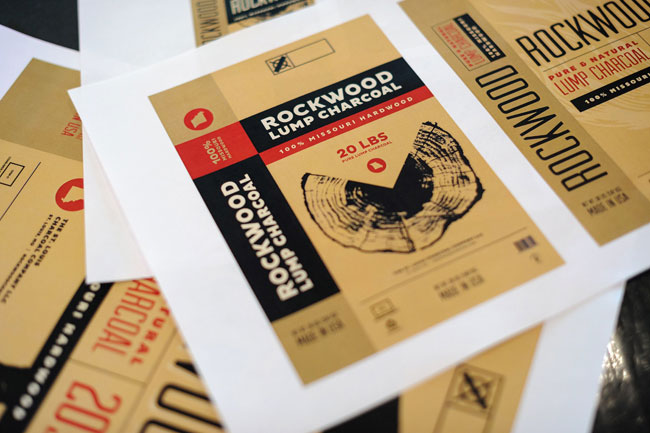 Branding exploration for Rockwood Charcoal