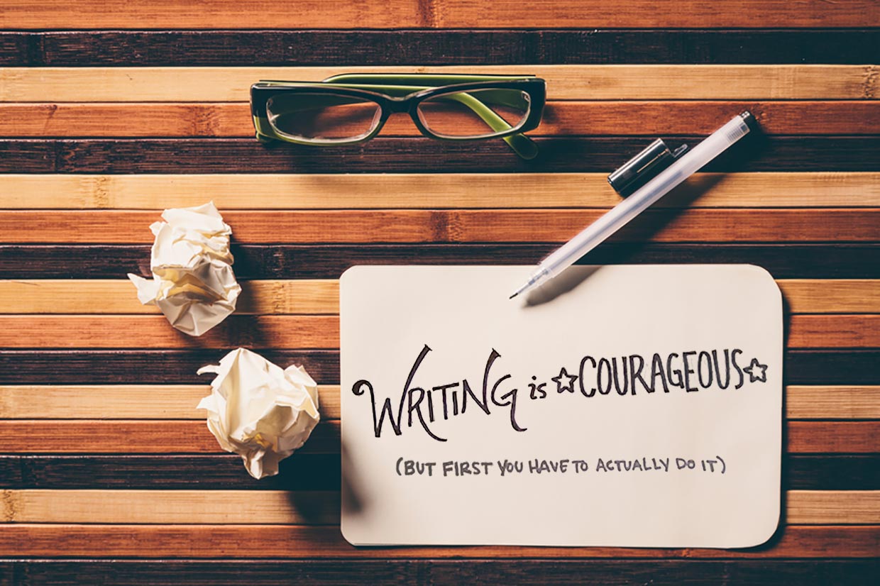 Writing-is-courageous