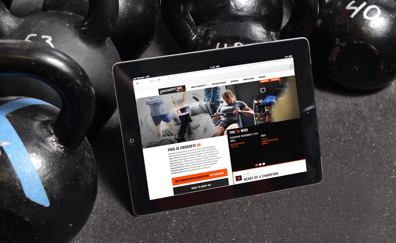 Crossfit 26 Website Design