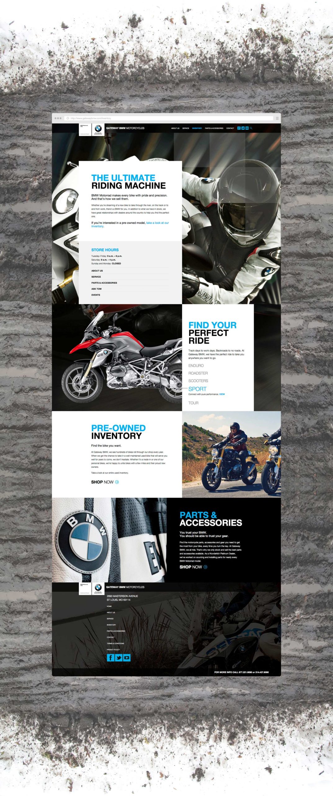 Website design for Gateway BMW