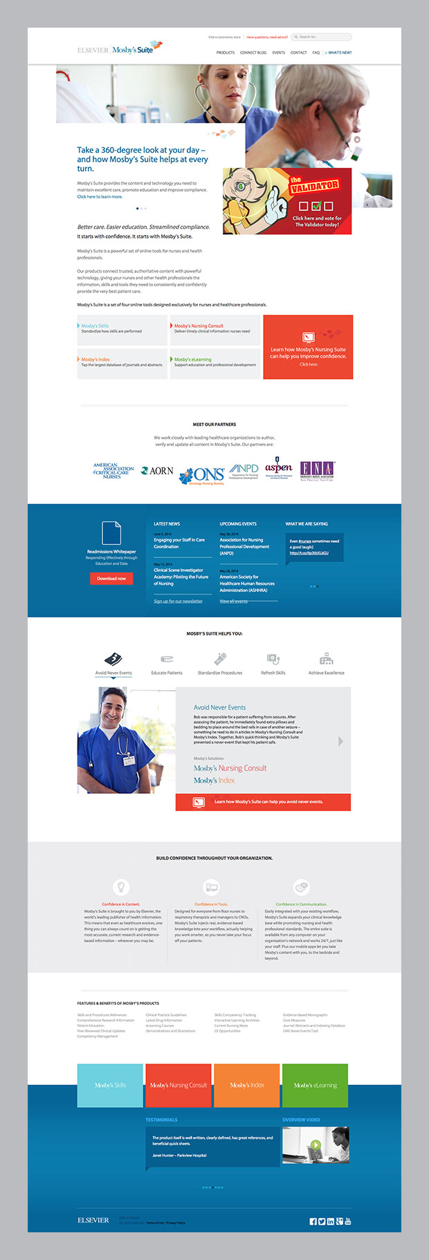 Mosby Suite Website Design