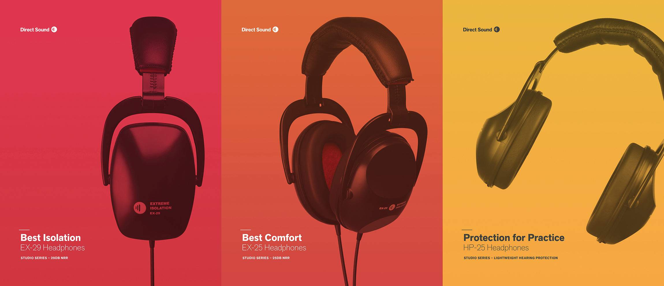 Brand identity design for Direct Sound