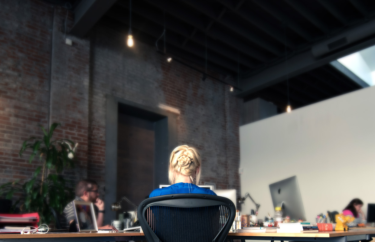 Inside the office at Atomicdust