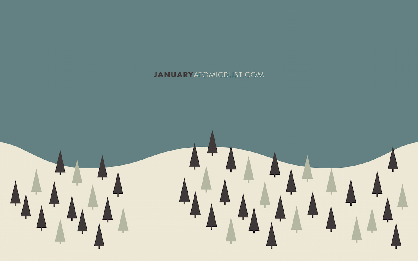 January 2015 Winter Forest by  from Atomicdust
