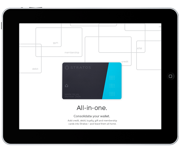 Stratos Card Website design