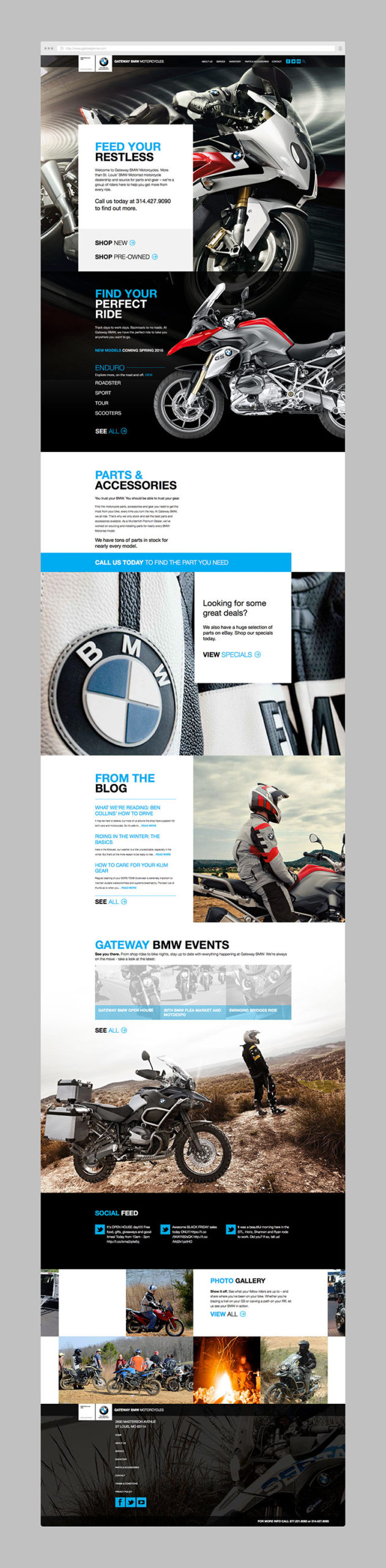 Gateway BMW Web Design