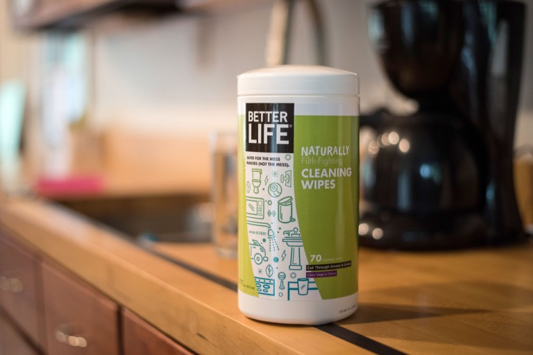 Better Life Cleaning Wipes Packaging Design