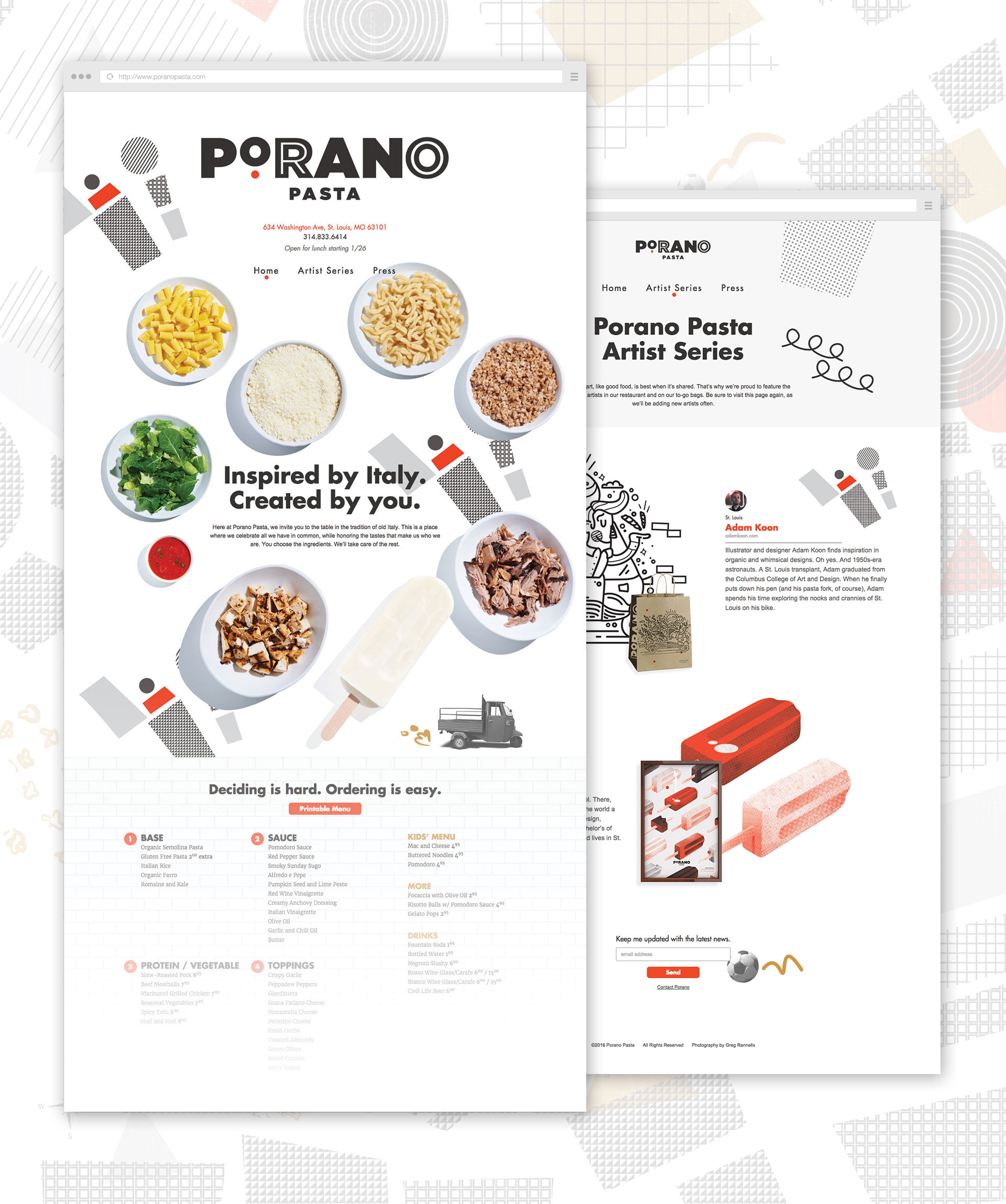 Porano-Website-mockup