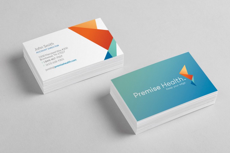 Premise Health - Business Card Design