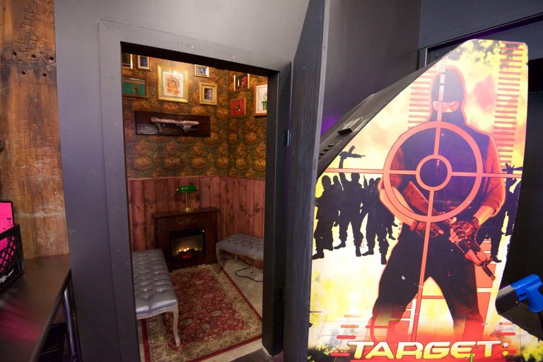 The secret room at Start Bar in St. Louis - hidden behind an arcade cabinet
