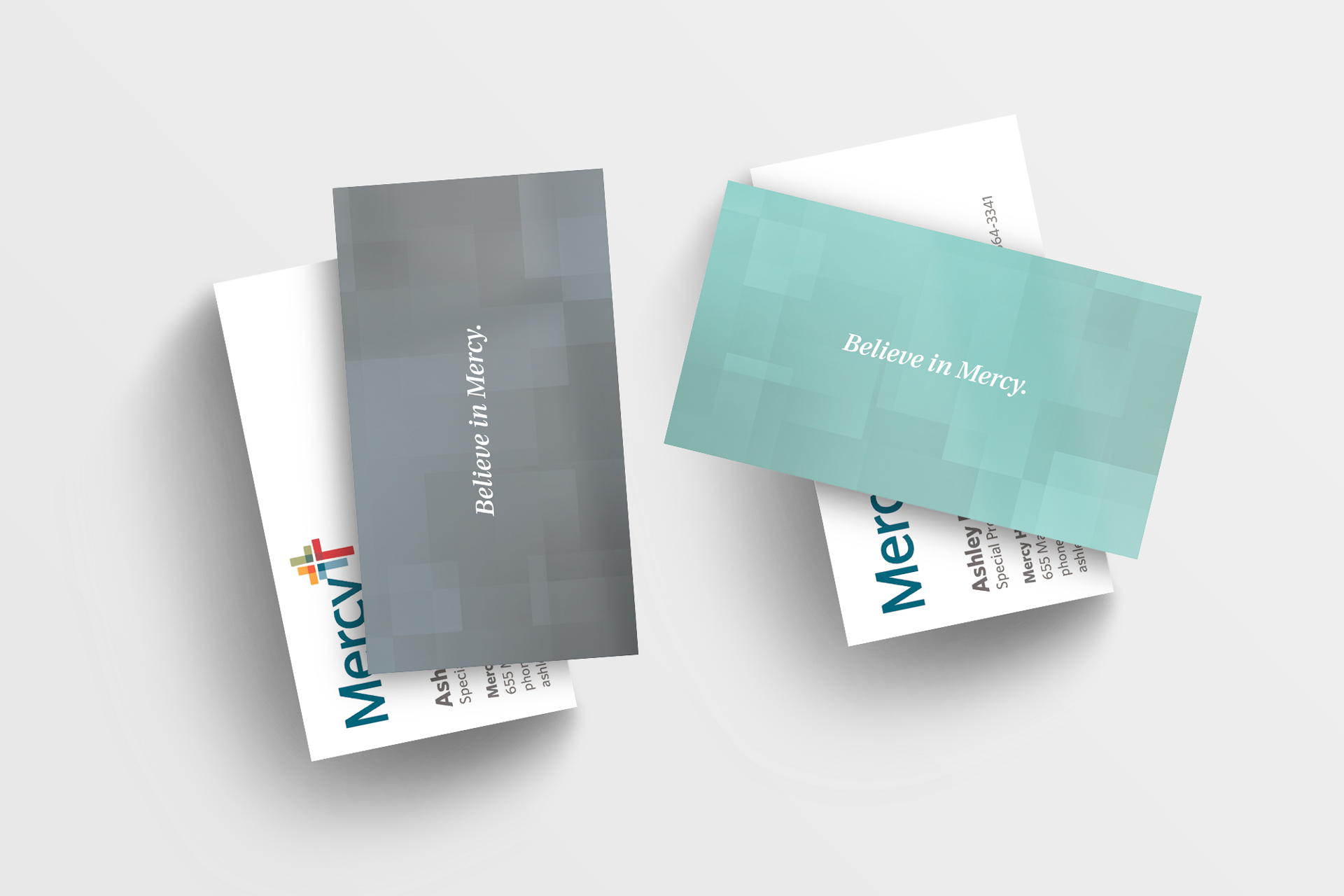 Mercy Health Foundation - Business Card Design