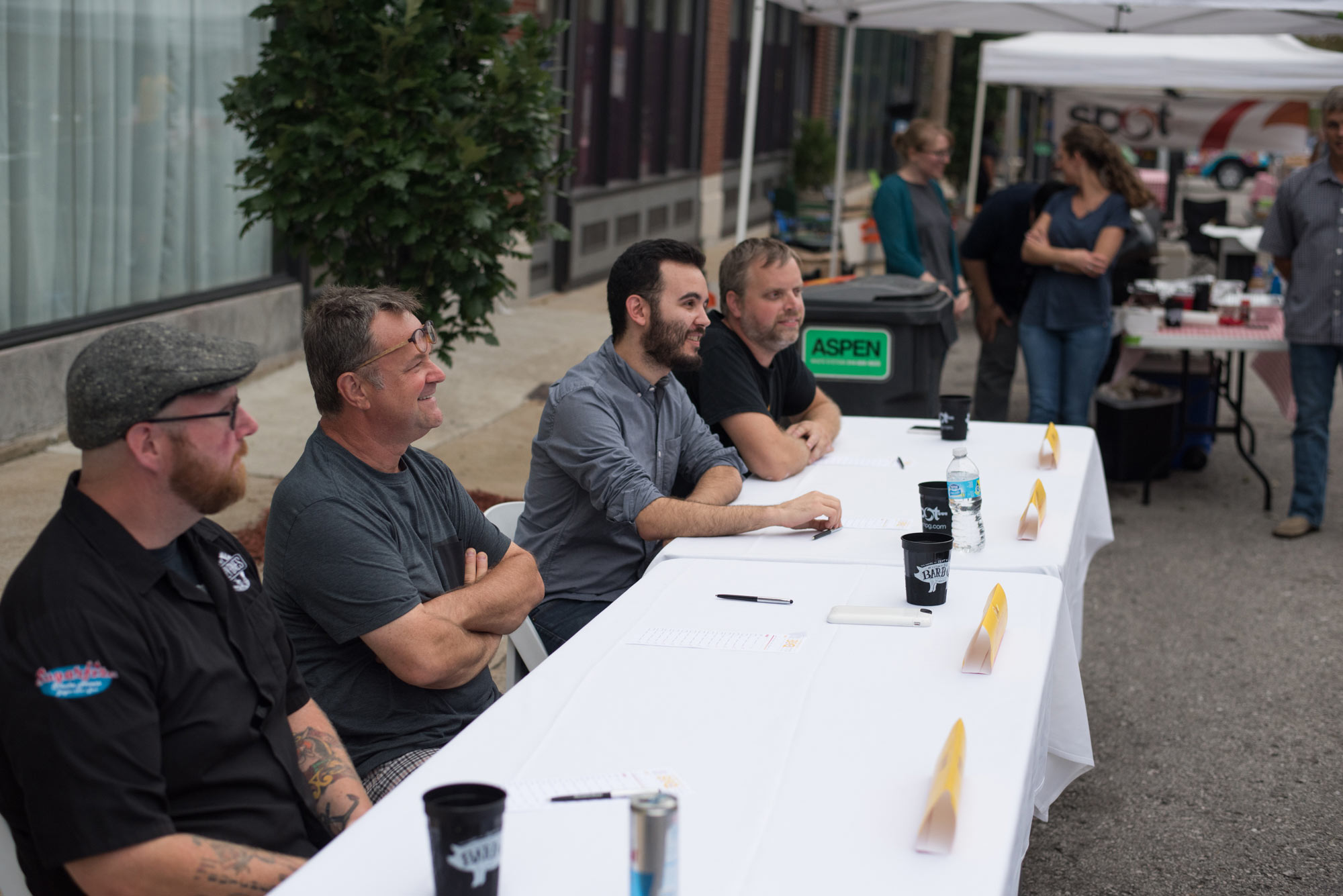 Judges at the Midtown Alley BBQ in St. Louis