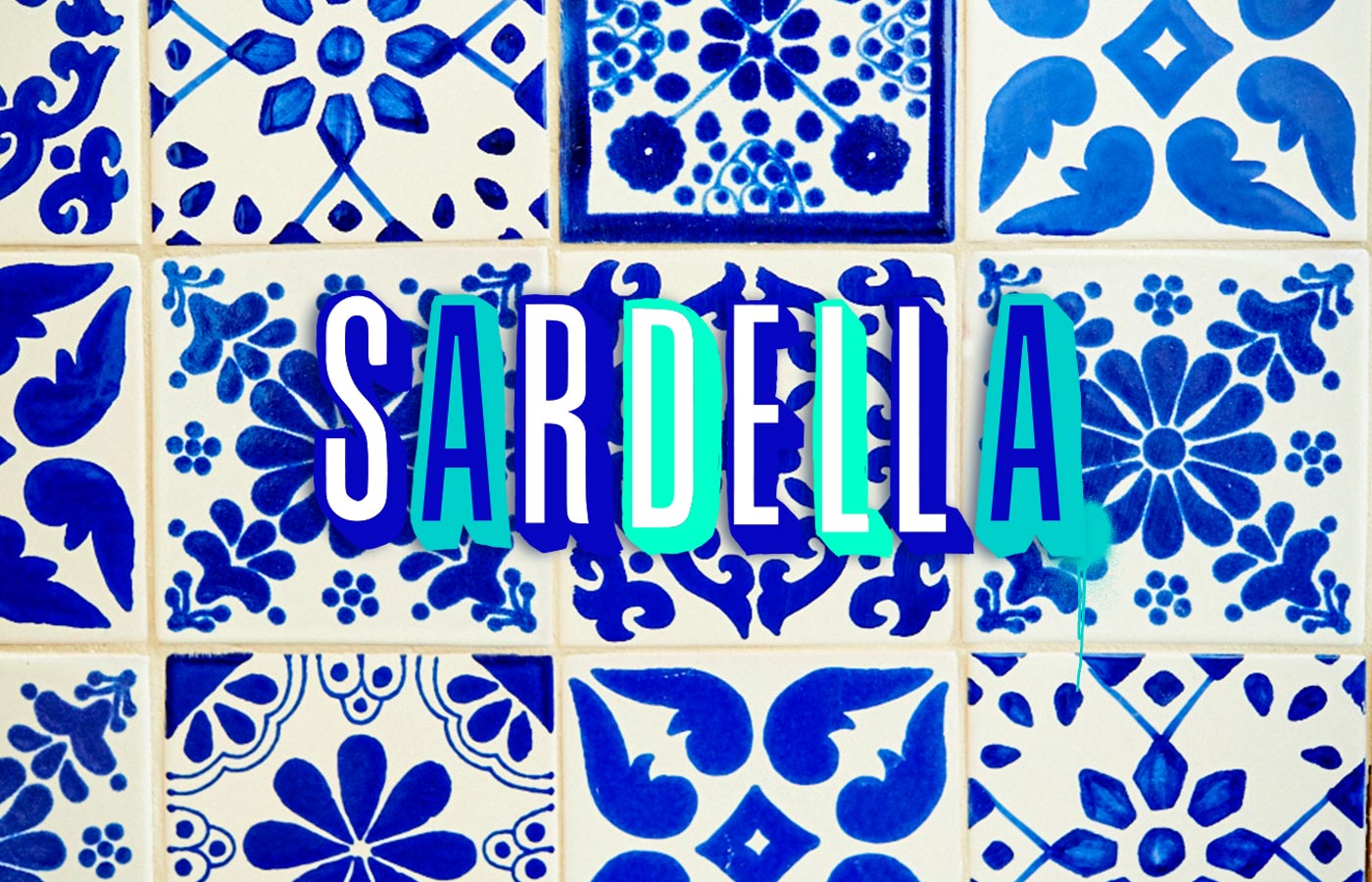 St. Louis Restaurant Sardella's logo and tile pattern