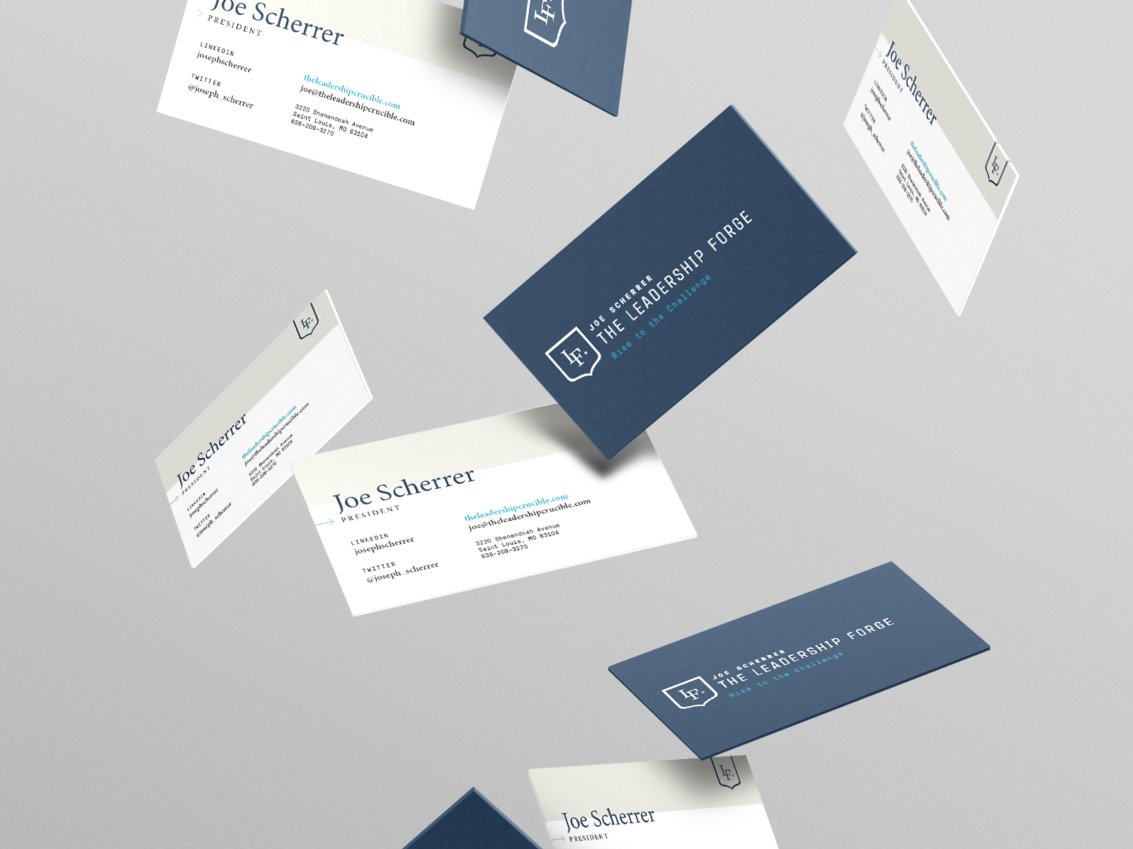 The Leadership Forge business card design