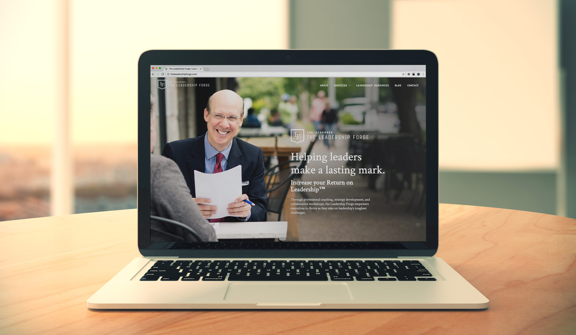 Website design for consulting company The Leadership Forge