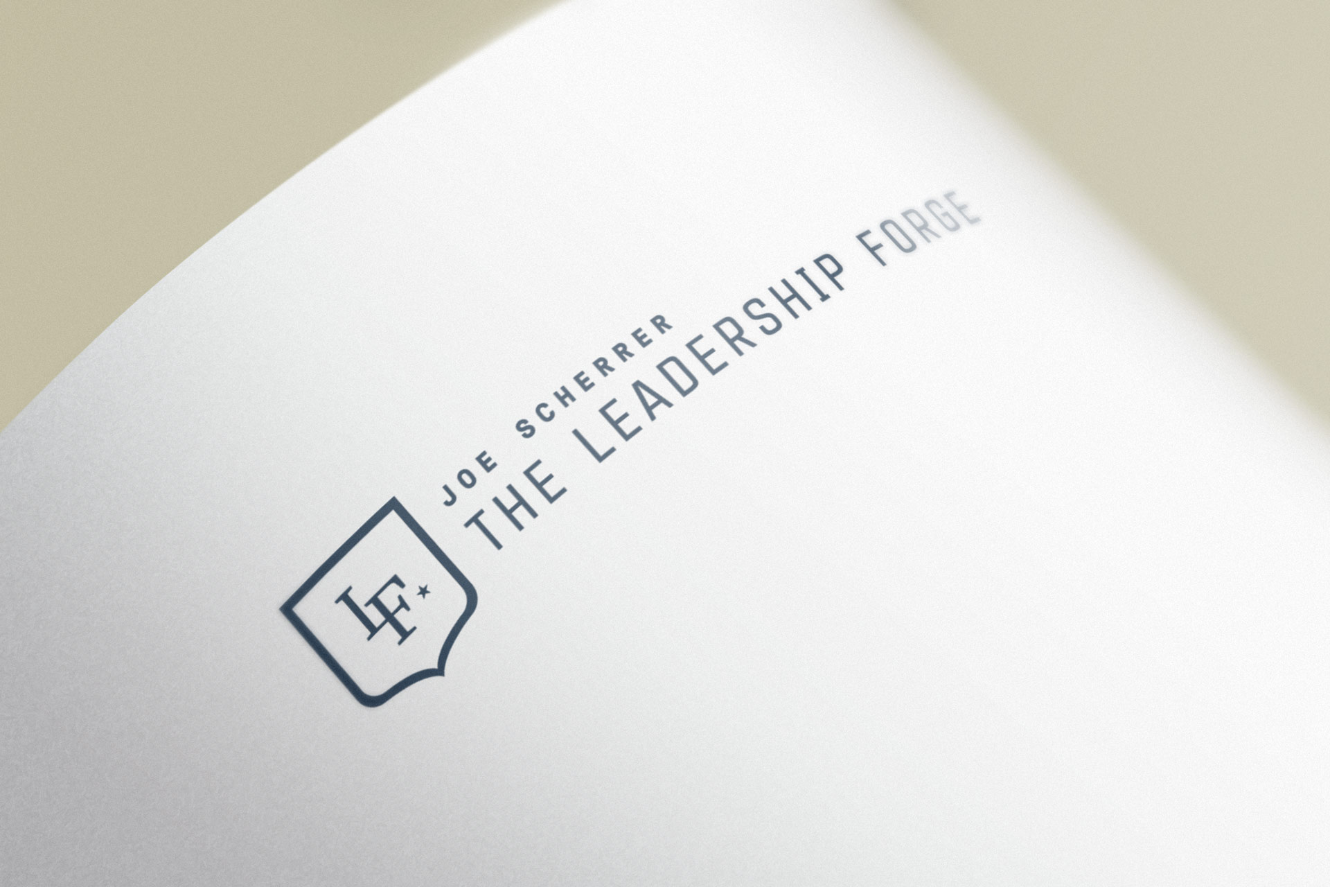 The Leadership Forge Logo design