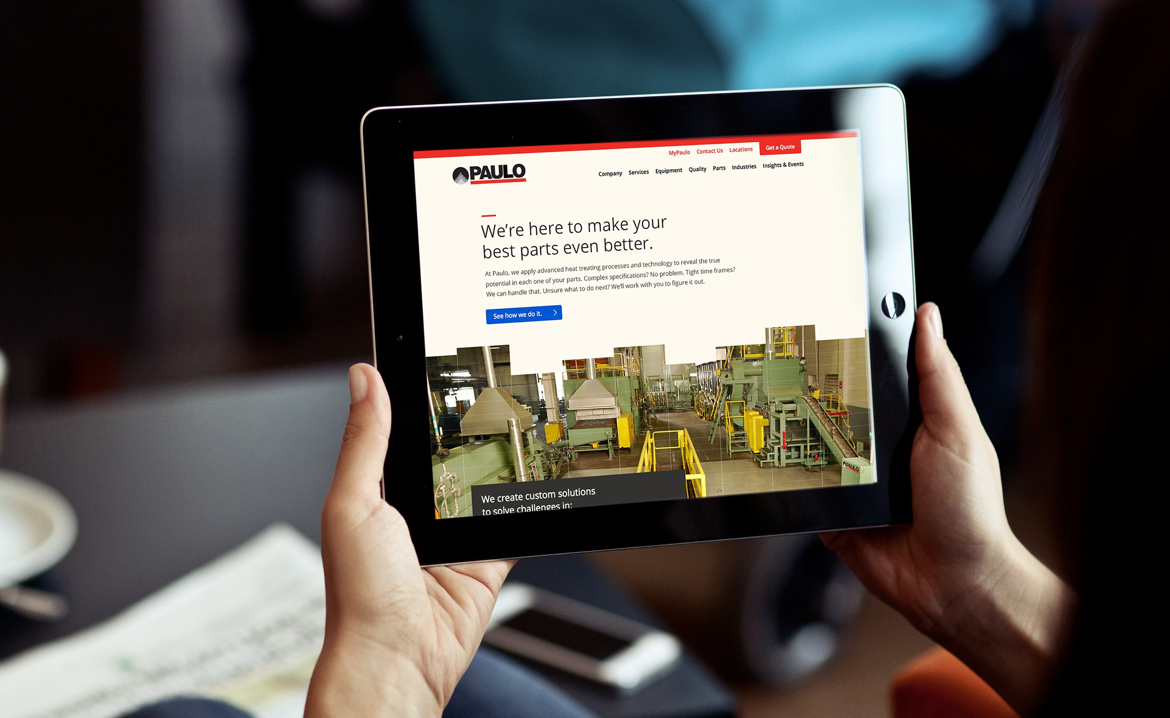 Paulo Heat Treating - Branding and Website design