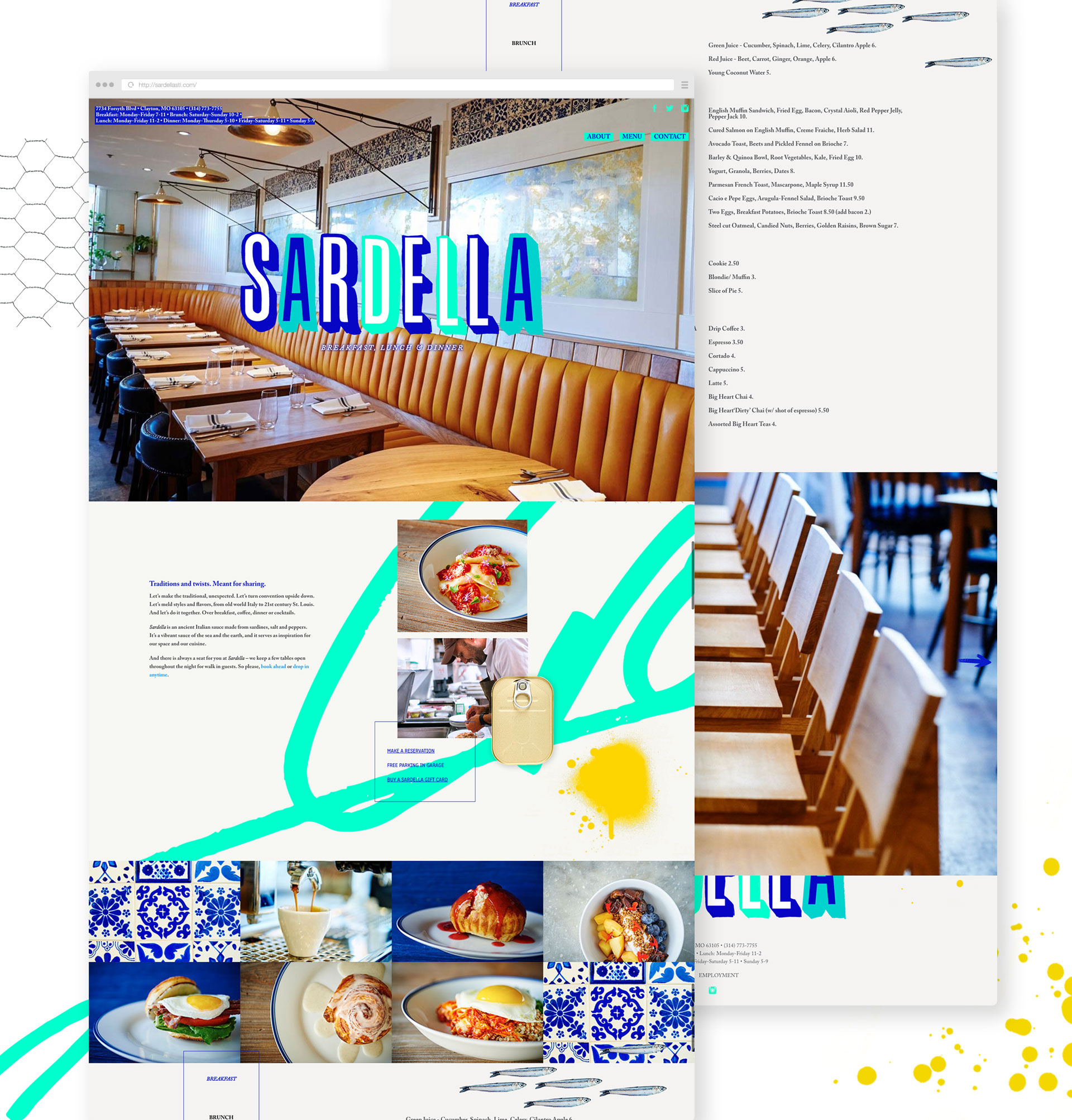 Website design for Sardella
