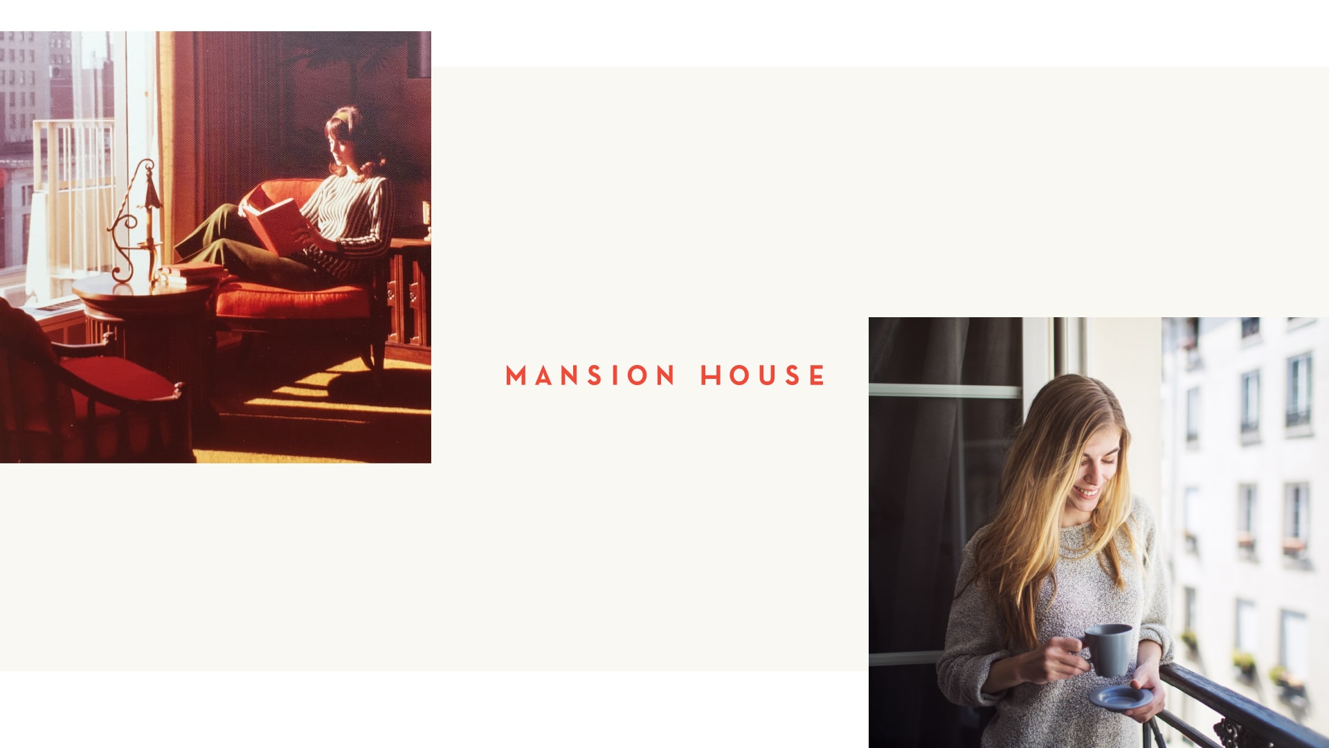 Mansion House Rebranding - Website Elements