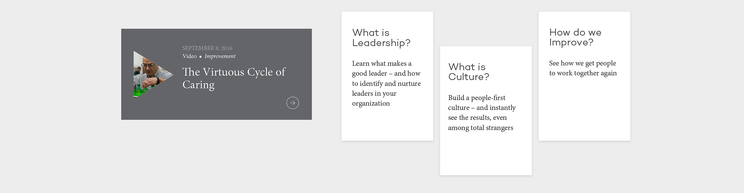 Elements of the Barry Wehmiller Leadership Institute Branding Program