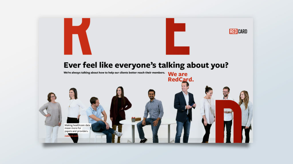 Marketing launch with the new RedCard branding