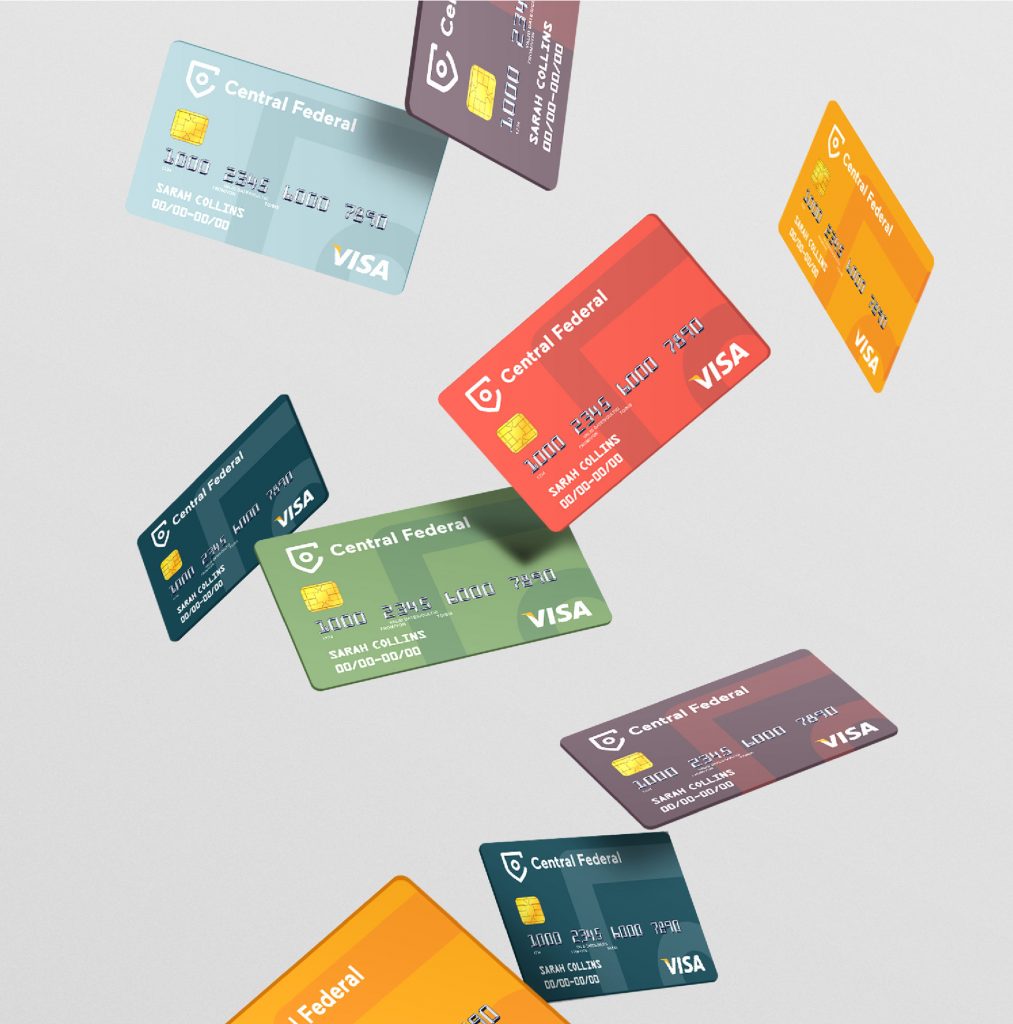 Branded ATM card designs for Central Federal