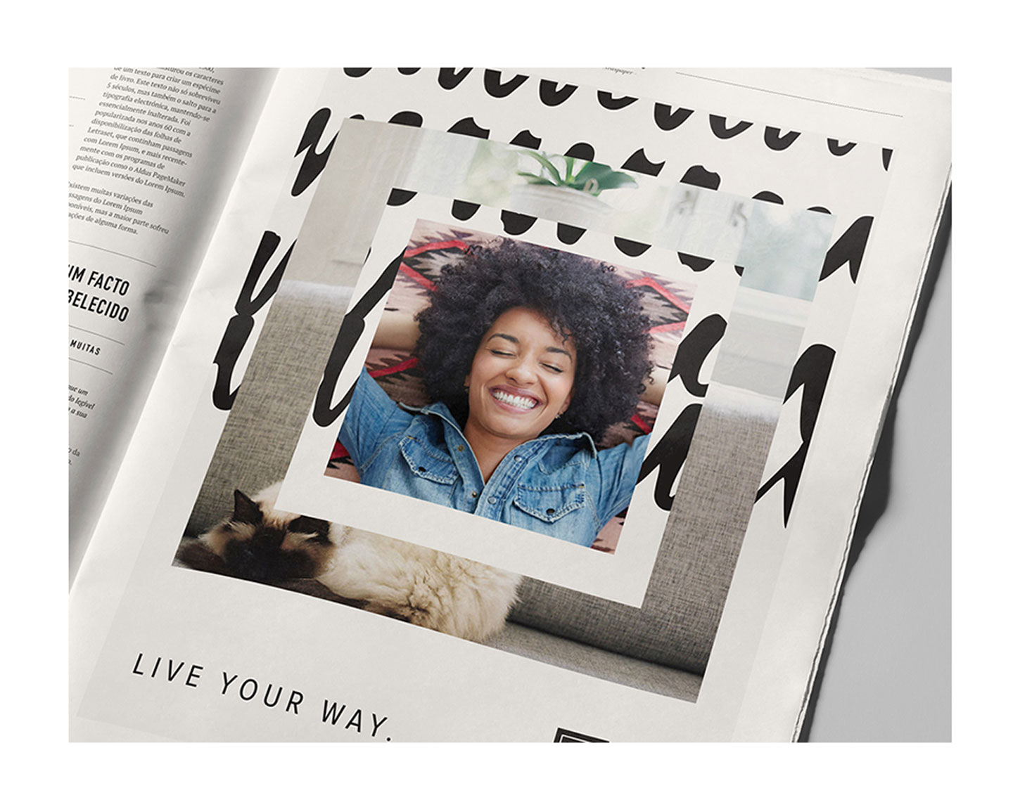 Encore - Real Estate Brand Identity -Magazine Mockup