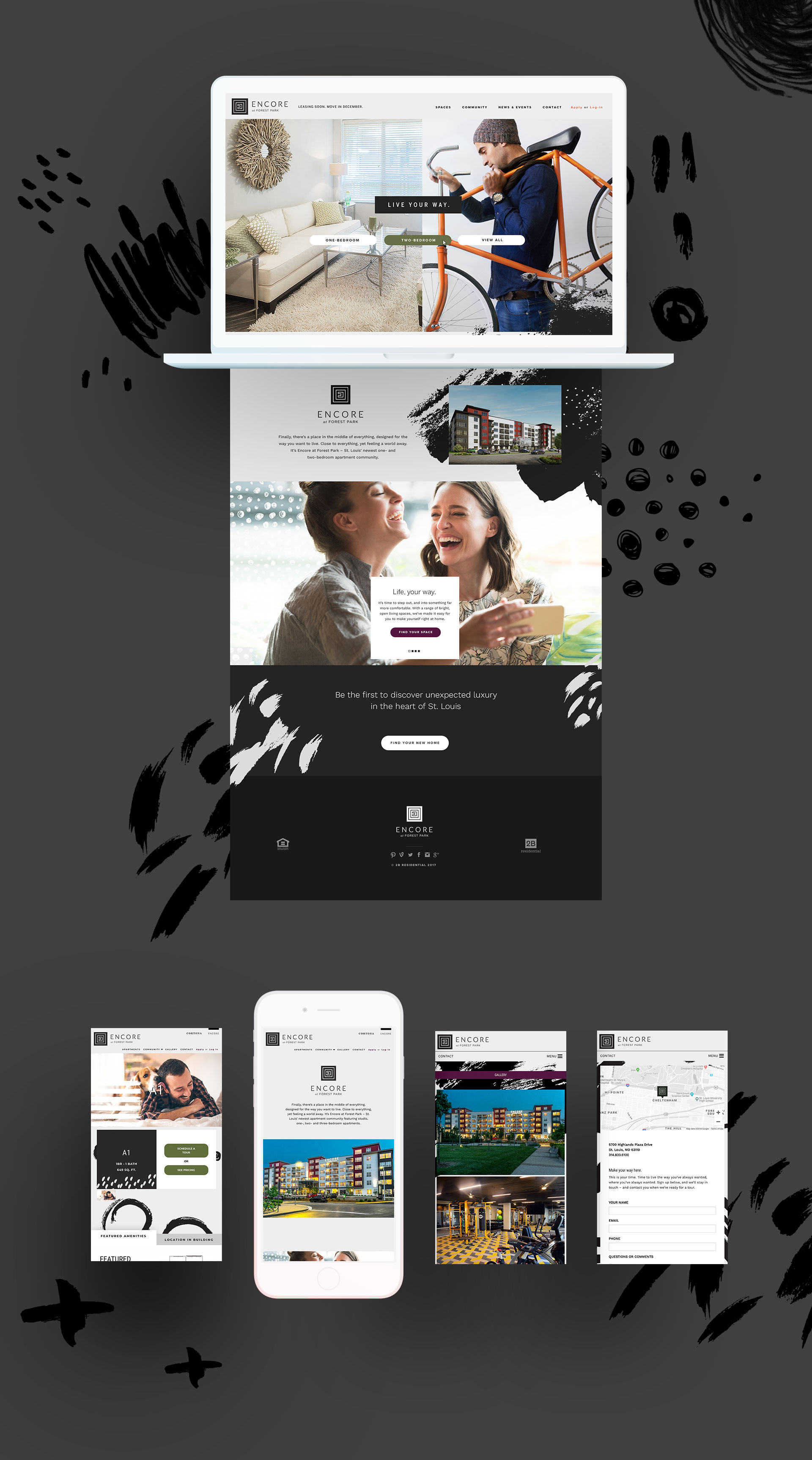 Encore - Real Estate Branding -Website Design