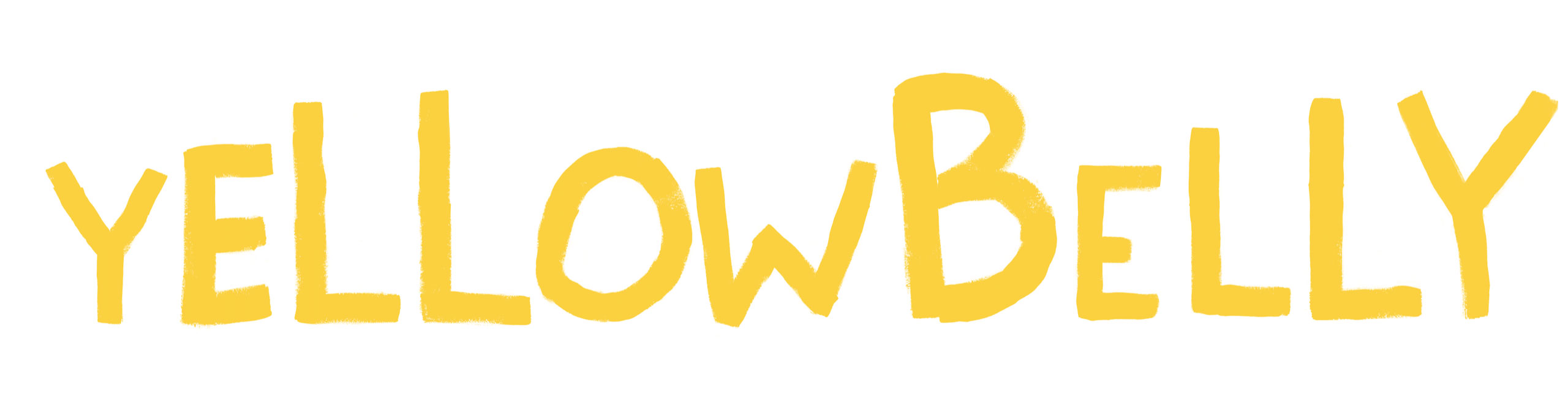 Yellowbelly logo concept Hand drawn