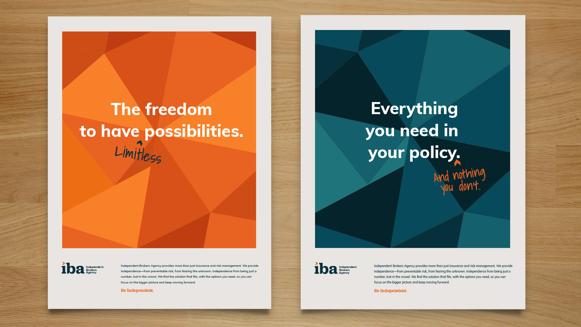 IBA - Marketing Sales Sheet Design