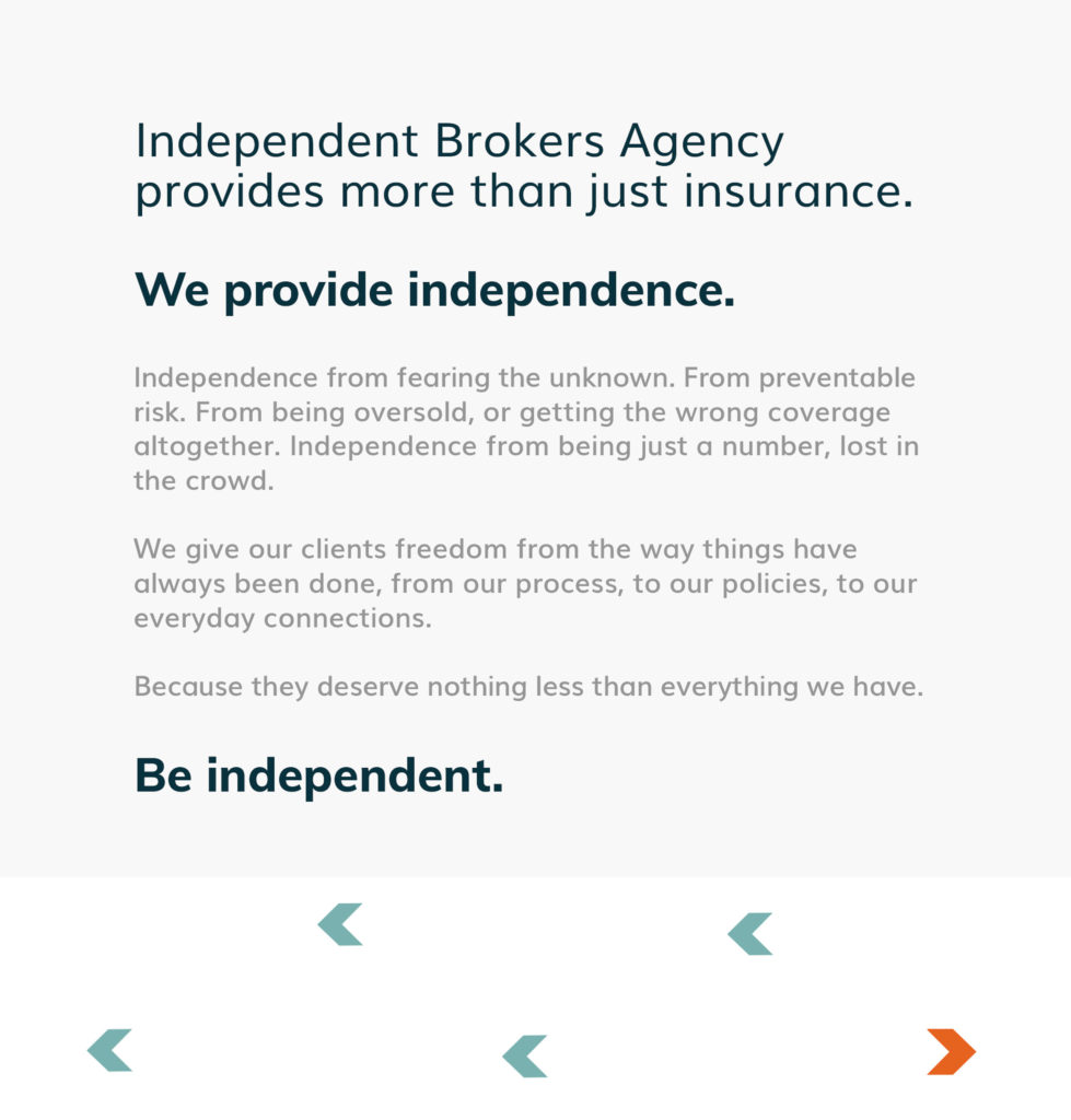 IBA Insurance Brokers language and positioning