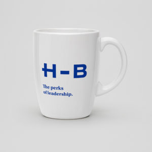 Husch Blackwell branded coffee mug