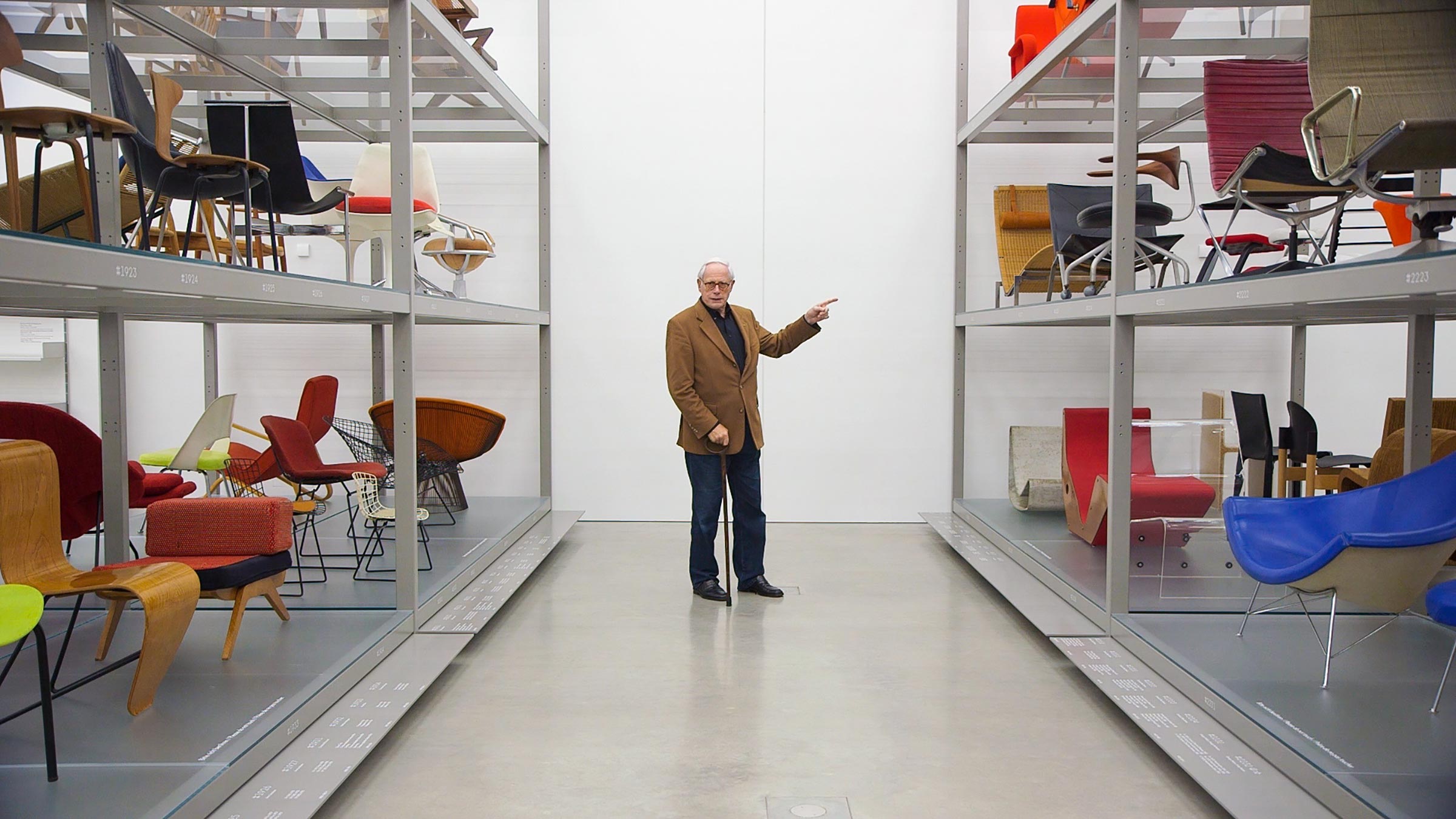 Dieter Rams at the Vitra Museum