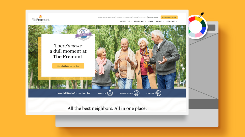 Arrow Senior Living UX UI Customization