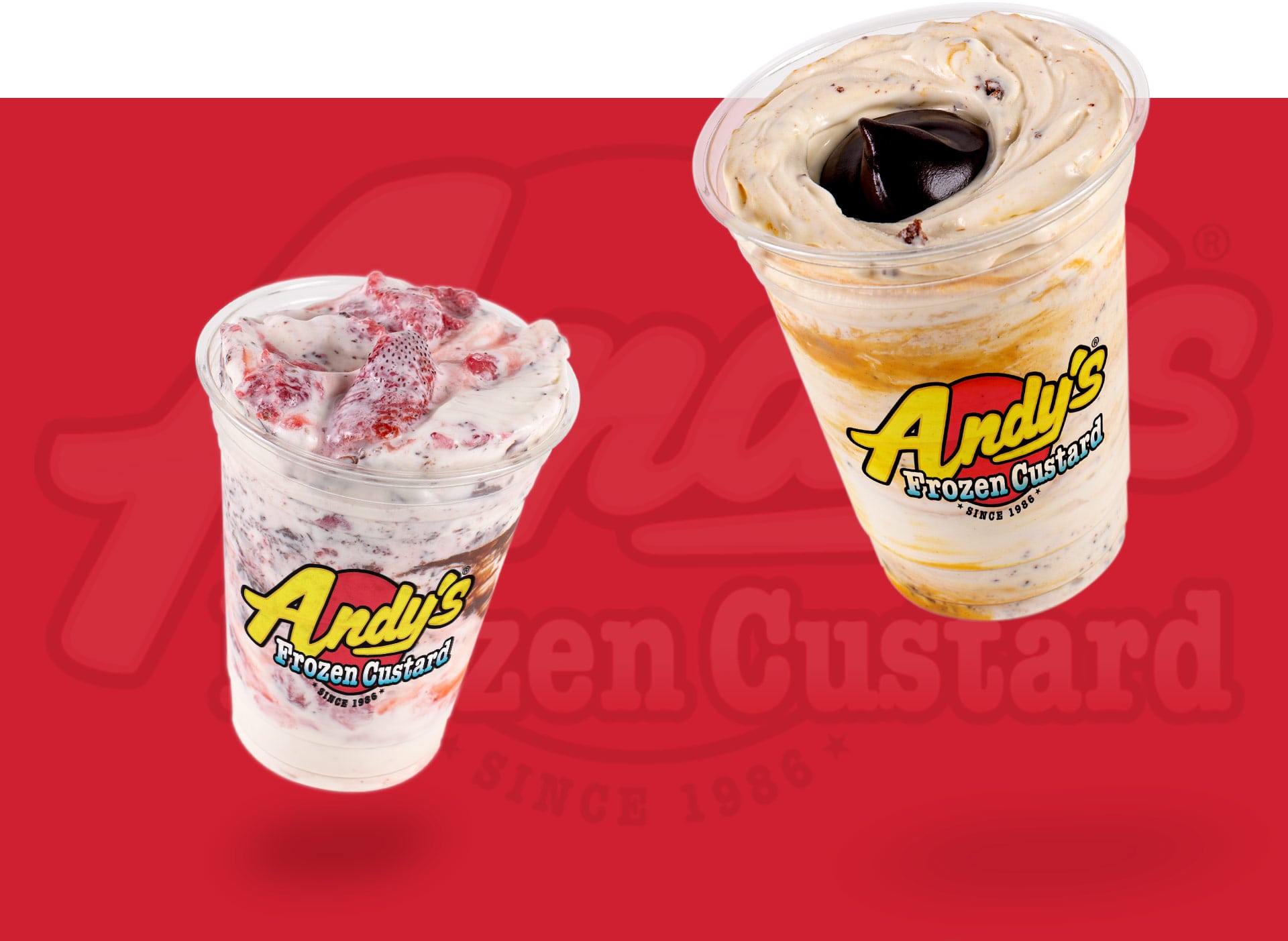 Andy's Frozen Custard packaging design